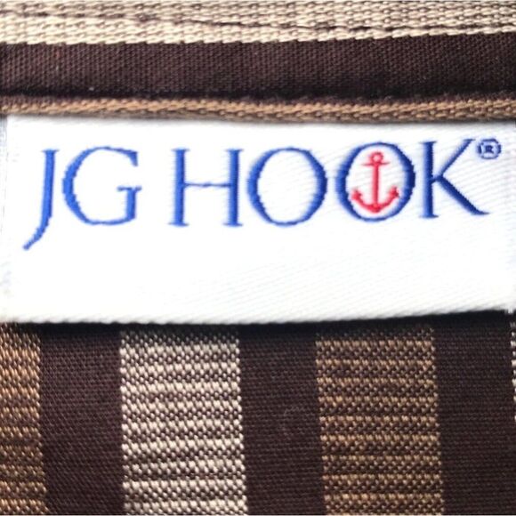 Vintage Y2K Brown Striped Dark Academia Fairy Grunge Button Up Shirt / 8 - Picture 6 of 6